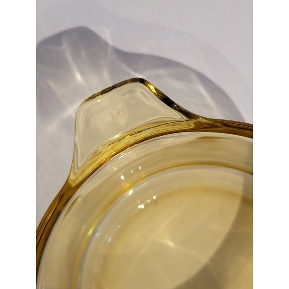 LOT OF 6 Vintage Amber Yellow Dynaware Pyr-O-Rey Small Casserole Dishes Bowls - Picture 10 of 11